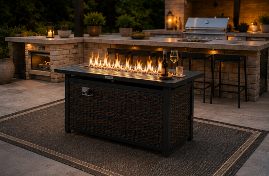 Fire pit for entertaining